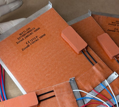 Watlow E01200146001A Silicone Heater Pad 200W Dual Zone 240V 110V Plate