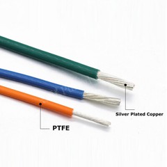 PTFE Silver-plated Copper Cable 7~30AWG Flexible Stranded Hook-up Wire Audio DIY