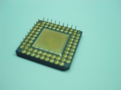 SIEMENS SAB82258-A 68-pin ceramic Microprocessor CPU PGA 1985 AUSTRIA