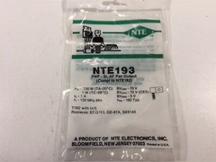 (4) NTE193 Silicon PNP Transistor Audio Power Output – Lot of 4