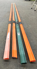 DUCT-O-WIRE FE-758-2 CONDUCTOR BAR ASSEMBLY OAL-12 FT. SECTIONS (LOT OF 4)