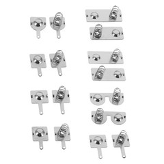 1Set Reusable Silver Metal Battery Spring Contact for Various Battery Devices