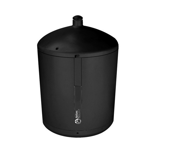 Atlasied Pendant Mount PoE+ IP 8″ Coaxial Speaker Black IP-PM8GD-B