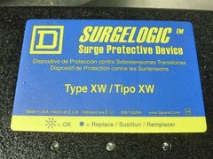 Square D TVS2XW100C Surge Protective Device Type XW / Tipo XW 120/208V (22849)