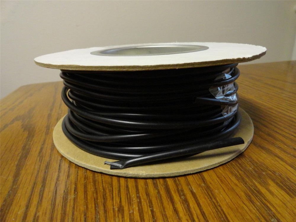 SPC Technolog PVI-S09-1100-BLK PVC Cut 10Ft Insulating Tubing 3mm ID F53