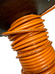 CME E102470 Orange Machine Tool Wire 10 AWG Approx 90′ Long, 3 lbs 2oz
