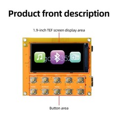 Lossless Audio Player Board TFT Color Display Bluetooth 5.3 MP3 FLAC Decoder