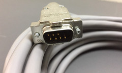 Alpha Wire 6010C, 22AWG 3PR Shield Cable 35 FT w/7-Pin Male/Female AMP Connector