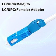 SC/UPC Male LC/UPC Female Fiber Optic Adapter 4 Pack 9/125um Single Mode SC to