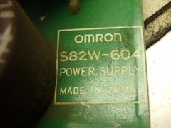 KAWASAKI OMRON ROBOT CIRCUIT BOARD POWER SUPPLY_S82W-604_50630-1024A