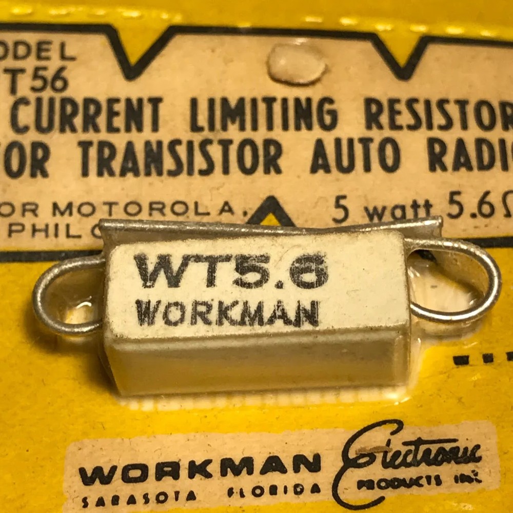 WT56 – WORKMAN – CURRENT LIMITING RESISTOR