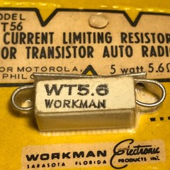WT56 – WORKMAN – CURRENT LIMITING RESISTOR