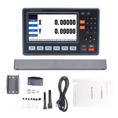 LCD Screen Digital Readout DRO Display w/ Linear Glass Scales