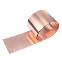 5mm-300mm Width 99.9% Copper Sheet Roll Metal Foil Plate 0.07mm-0.2mm Thick