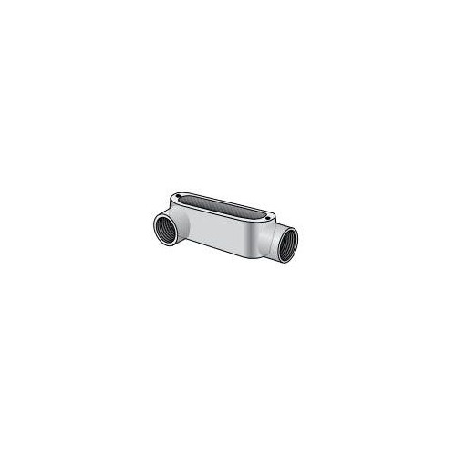Oz-Gedney 0ZGLR50A, 1/2″, Aluminum, 2-Hub, 90D, LR-Type, Conduit Body, 1pc