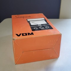 Simpson 260-8 Analog Volt-Ohm-Milliammeter Overload Protection Portable 250A AC