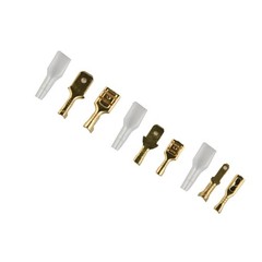 Lugs Connectors Electrical Terminals Crimp W/ Sleeves Set 315pcs Spade