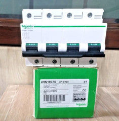1PC A9N18376 SCHNEIDER CIRCUIT BREAKER Acti9 C120N MCB 4P C 125A 10000A 415V NEW