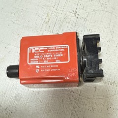 NCC T1K-300-461 T1K300461 Solid State Timer Range 3-300 Sec. w/ Socket/Base