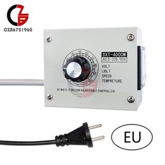 110V 4000W Adjustable Voltage Regulator Dimming SCR Temperature Speed Controller