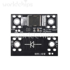 80V 50A Ideal Diode Module, 2mΩ Low Voltage Drop MOSFET for Power Supply