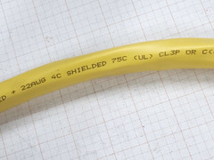Paige 454932AYW All-Shielded Plenum Access Door Control Cable CMP Yellow /25ft
