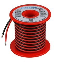 Flexible BNTECHGO 18 Gauge Silicone wire spool red and black each 50ft 18 AWG