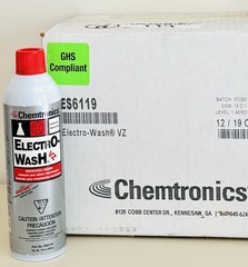 CHEMTRONICS 19oz Electro-Wash VZ Part ES6119 Electronics Cleaner NON-FLAMMABLE