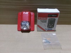 New System Sensor S2415 Fire Alarm Strobe 15cd 24V Red Wall UL FM CSFM MEA AK
