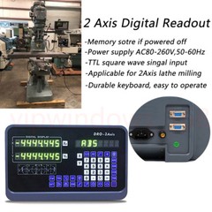 2Axis Digital Readout DRO Display Linear Glass Scale 250*1000mm Bridgeport Mill