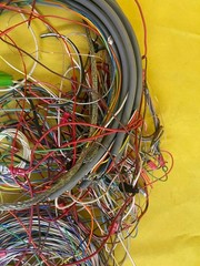 Lot of Assorted Electrical mini Wire Cable Harness Leads Connectors RE