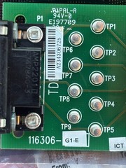1EA MKS TDB-9 TEST DIAGNOSTIC BOARD PCB ASSY EXTENDER 9pin female to male 116306