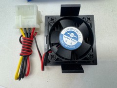 Vintage Vantec Socket 7 3 CPU Cooler Heatsink Fan 4-Pin Molex Ball Bearing NOS