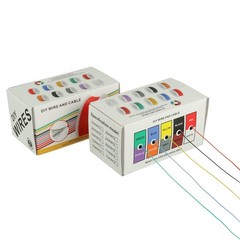 Electric Wire 30AWG, Silicone, 5 Colors 32.8ft, 300V, Heat Shrink Tubing