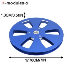 7 Inch Empty Reel 6 Hole Open Reel Sound Tape Reel Opening Machine Part New