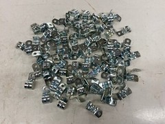 Box of 100 EMERSON BX-50 Neer BX Clamp, For Armored Cable, Steel, Zinc Plated
