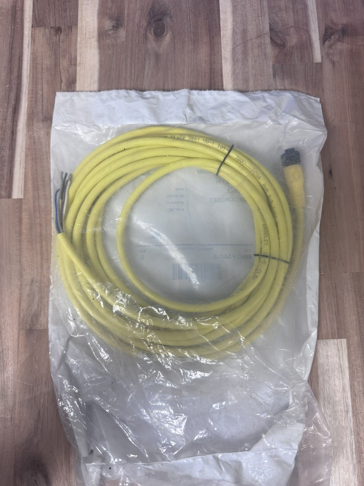 NEW- Allen Bradley 889D-F5AC-5 DC Micro 5 Pin Straight 5m Cable Ser B