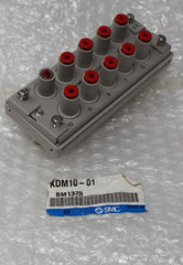 SMC KDM10-01 Multi-connector, KDM ONE TOUCH Pneumatic, 1/8IN. ODTUBE, 10 STATION