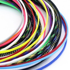 PET Expandable Braided Tube Harness Sheath Cable Wire Sleeving Dense 6mm Width