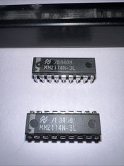 National Semiconductor MM2114N-3L integrated circuit 4K static RAM New Lot of 2