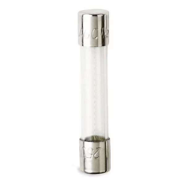 Glass Fuse, 3.50A, 10kA at 125V AC, 200A at 250V AC, 5 PK AGC-3-1/2-R