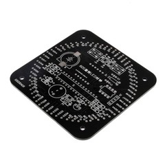 DIY Rotating LED Electronic Digital Clock Kit Learning Board DC5V DS1302 + Shell