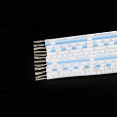9/7/8/9/10/12 Way Flat Ribbon Cable Hook-up Wire Red-White Blue-White 24 26AWG