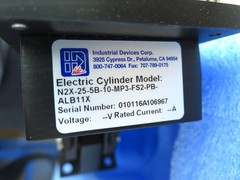 IDC N2X-25-5B-10-MP3-FS2-PB-ALB11X Electric Cylinder