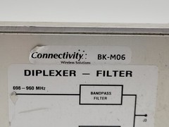 Connectivity Wireless Solutions BK-M06 Diplexer Band Pass Filter 698-960MHz