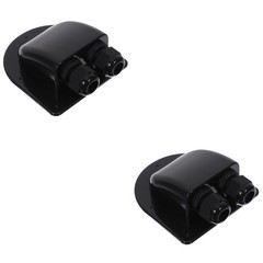 2 Pieces Solar Panel Cable Organizer Dual Hole Entry Glands Waterproof