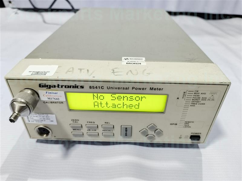 Giga-Tronics 8541C Universal Power Meter 30 Days Warranty Expedited Shipping