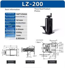 Optical Lifting Platform Z-axis Workbench Column T-screw Lifting Platform