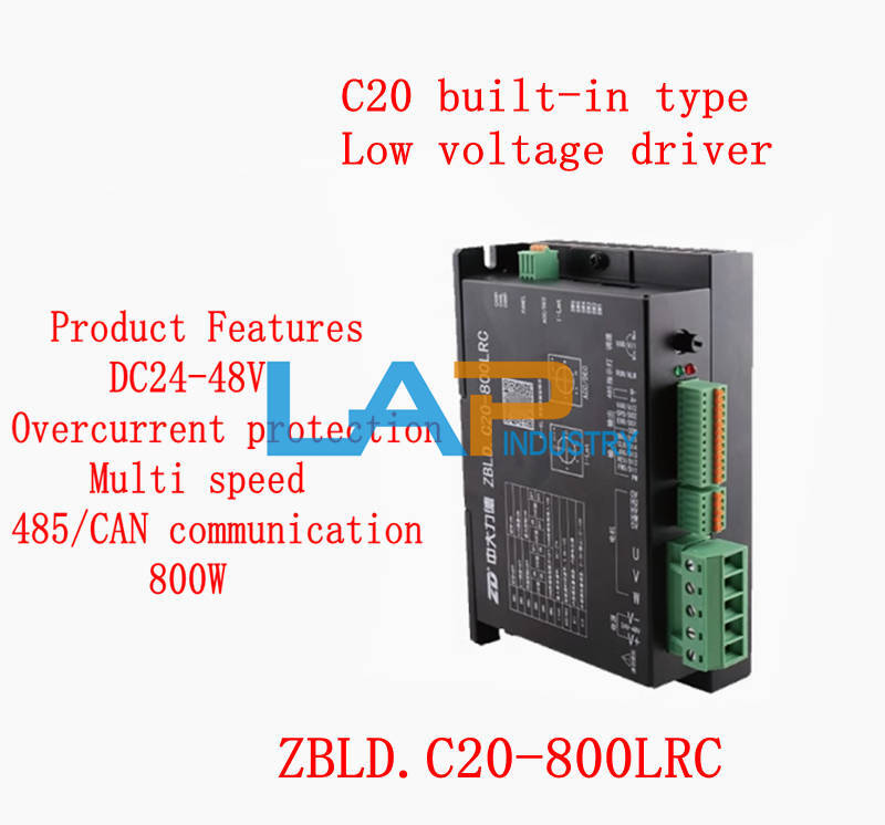 New Brushless motor driver ZBLD.C20-800LRC Low voltage speed control controller