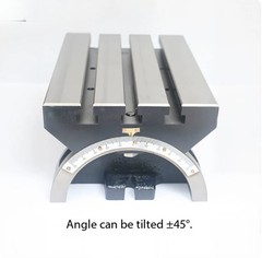 Tilting Table Adjustable Angle Table Milling Machine Table 7/10/12/15/24 Inch